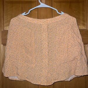 American Eagle Outfitters Floral Skirt in Warm Tones